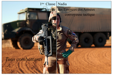 Barkhane : dans la peau du 1re classe Nadia, convoyeur tactique