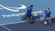 Les agents sous contrat Stéphane Houdet et Michaël Jeremiasz,  médaille de bronze en tennis en double aux Jeux paralympiques de Londres.