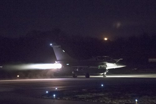 Un raid aérien a été mené, en Syrie, dans la nuit du 13 au 14 avril 2018. L’intervention des forces armées françaises s'est faite en réponse à l’emploi d’armes chimiques.