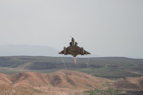 FFDj : Entraînement au tir canon des Mirage 2000-5