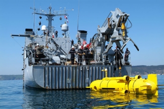 Le robot sous-marin autonome Redermor (crédits : DGA)