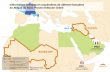Carte France / Afrique du Nord Moyen-Orient