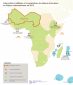 Carte France / Afrique subsaharienne