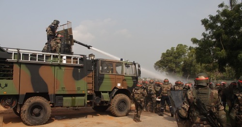 Côte d’Ivoire : exercice de contrôle de foule