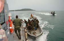 Sénégal : formations de fusiliers marins guinéens (1)