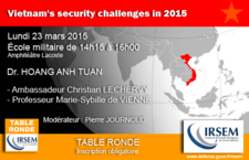 Table ronde "Vietnam's security challenges in 2015" 