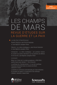 Couverture des Champs de Mars n° 30 - 2018