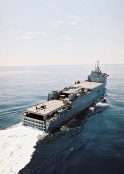 Transport de chalands de débarquement Foudre