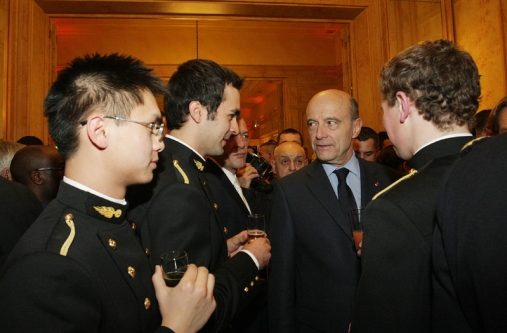 Rencontre du ministre d’Etat avec la communauté de Défense française et étrangère. Crédit : M. R. Pellegrino/ECPAD