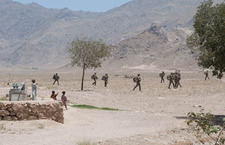 Le BG Quinze Deux et l’armée nationale afghane dans l’opération Green Stork 3 (2)