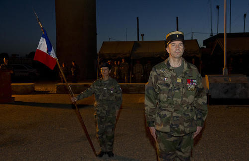 Afghanistan : passation de commandement du contingent national France (2)