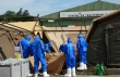 CTS Ebola : décontamination du site avant le désengagement de la force française