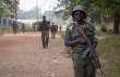 Le 9 décembre 2013, patrouille conjointe FOMAC/force Sangaris à Bossangoa., en Centrafrique.
