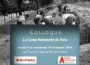 Colloque : Le camp retranché de Paris