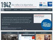 Site Internet 1942 Des rafles à la déportation