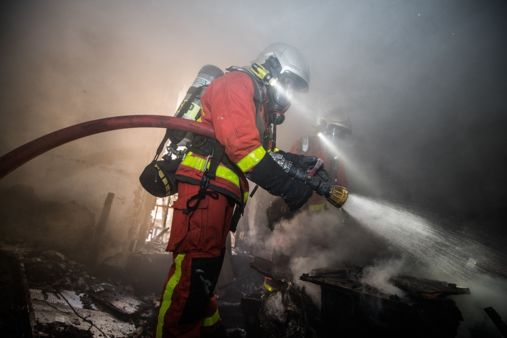La brigade de sapeurs-pompiers de Paris en intervention