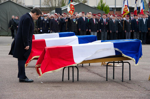 Hommage national aux militaires tués à Toulouse et Montauban - Crédits : SIRPA Terre Image
